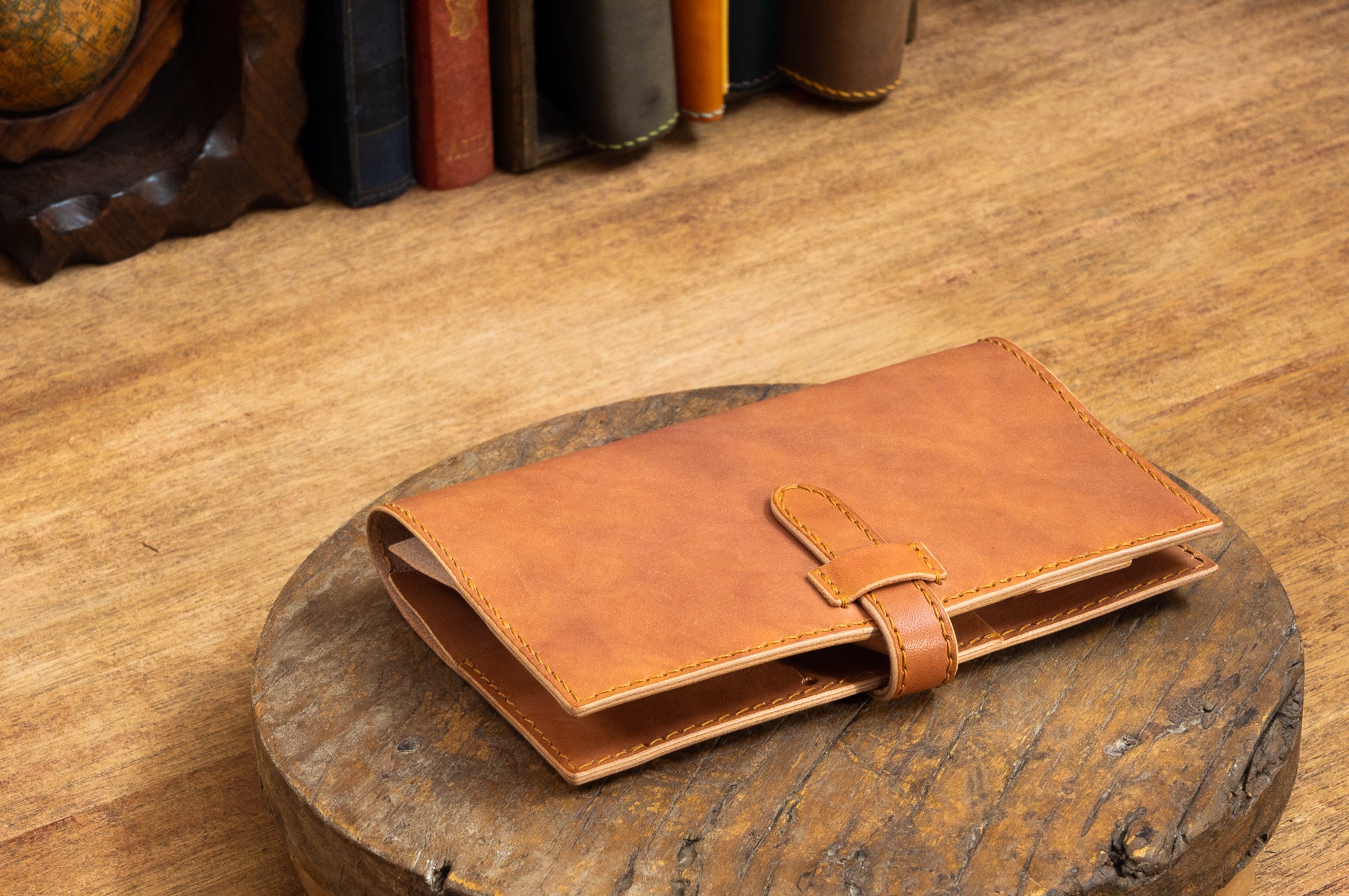 オーダー革作品集ノートカバー – Rigel leather Hokkaido